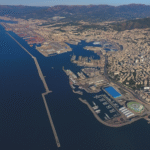 Port of Genoa breakwater